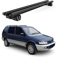 Today Auto Pençe Mitsubishi Chariot (1991-1997) Uyumlu Siyah Ara Atkı Port Bagaj Tavan Barı