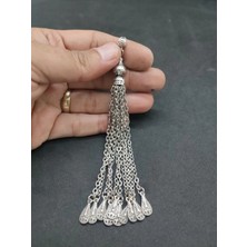 İskeçe Tesbih 475 Ayar Gümüş Tesbih Püskülü