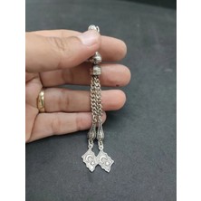 İskeçe Tesbih 475 Ayar Gümüş Tesbih Püskülü