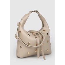 Mercan Bags Kadın Zımba Detaylı El ve Kol Çantası