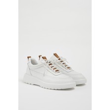 Faruk Balkanas Zodiac Model Hakiki Natural Deri Eva Taban Sneaker Ayakkabı