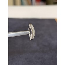 Rupen Kraft G23 Titanyum Göbek Piercingi %100 Titanyum Zirkon Taş Titanyum Göbek Piercingi