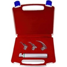 Allians Yüksek Kalite Laringoskop 3 Blade Macintosh Eğri Bıçaklı Set