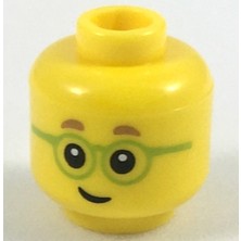 LEGO Minifigür Parçaları: Kafa: 3626PB2088