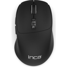 Inca IWM-397T Kablosuz Mouse | 7d Sessiz Tuş 500MAH Şarjlı LED Gösterge Paneli 3200 Dpı