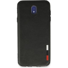Selfbuysell Samsung Galaxy J7 Pro / J730 Kılıf Loop Deri Silikon - Siyah