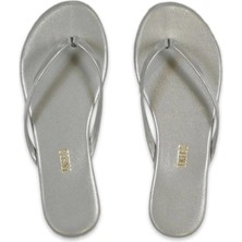 Tkees TK-2023 Parmak Arası Gümüş Kadın Terlik