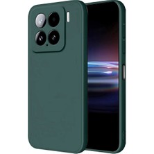 Selfbuysell Xiaomi Mi 15 Pro Kılıf Nano Içi Kadife Silikon - Koyu Yeşil