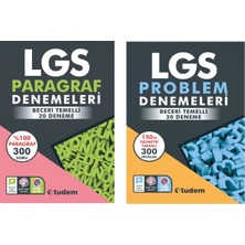 Anonim Tudem Yayınları 8. Sınıf Porblem ve Paragraf Denemeleri Seti