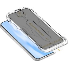 Vissona Iphone 15 Plus Hayalet Ekran Koruyucu % 100 Cam (Temperli)  Kolay Kurulum Aparatlı