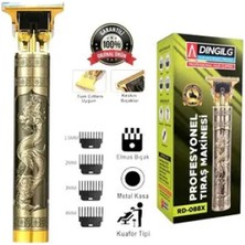 Dingilg RD-088X Profesyonel Vücut Sakal Makinesi – USB Type-C, Paslanmaz Çelik Bıçak, Metal Gövde
