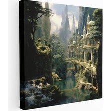 Popcas Yüzüklerin Efendisi Kanvas Tablo - Yüzüklerin Efendisi Duvar Sanatı Güzellik