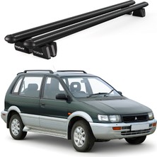 Today Auto Pençe Mitsubishi Rvr (1992-1997) Uyumlu Siyah Ara Atkı Port Bagaj Tavan Barı