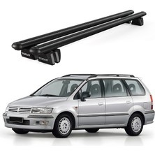 Today Auto Pençe Mitsubishi Space Wagon (1997-2003) Uyumlu Siyah Ara Atkı Port Bagaj Tavan Barı