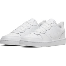 Nike BQ5448-100 Court Borough Low 2 Spor Ayakkabı Erkek Çocuk Kız Çocuk İçin Konforlu Tasarım 38,5