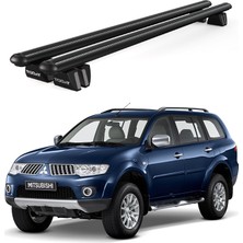 Today Auto Pençe Mitsubishi Pajero Sport 5d (1996-2008) Uyumlu Siyah Ara Atkı Port Bagaj Tavan Barı