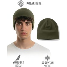 Qulothes Extra Kalın Termal Polar Soğuk Geçirmez Bere  Unisex Pamuklu Kışlık Şapka