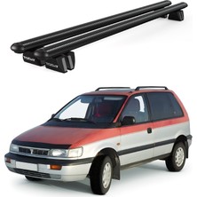 Today Auto Pençe Mitsubishi Space Runner (1991-2001) Uyumlu Siyah Ara Atkı Port Bagaj Tavan Barı