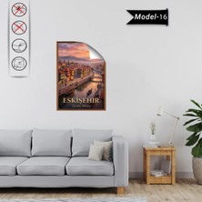 Akıllı Kağıt Türkiye Iller Tablo - Poster Eskişehir (Model-16)