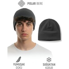 Qulothes Extra Kalın Termal Polar Soğuk Geçirmez Bere  Unisex Pamuklu Kışlık Şapka