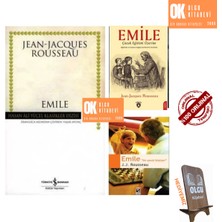 Emile Eğitim Üzerine - Emile Bir Çocuk Büyüyor - Emile 3 Kitap - Jean-Jacques Rousseau