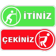 Akdesen Itiniz-Çekiniz Folyo Baskı Etiket