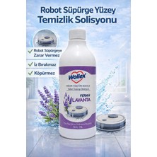 Wollex Robot Süpürge Deterjanı Lavanta Kokulu, Mop Suyu, Robot Süpürge Solisyonu, Yüzey Temizleyici 500ML
