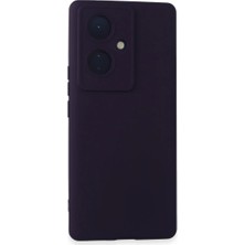 Selfbuysell Vivo V29 Lite Kılıf Nano Içi Kadife Silikon - Mor