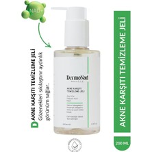 DermoNad  Akne Ve Siyah Nokta Karşıtı Yüz Temizleme Jeli  200 ml (NAD+ Zinc PCA,Salisilik Asit )