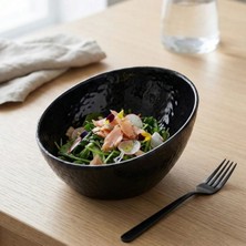 Külsan M291308.BL - Tilda Matt 3'lü Siyah Kase Seti 13,5X12,5 Cm, Thermoset Melamin