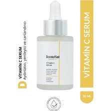 DermoNad  Aydınlatıcı ve Leke Karşıtı  Vitamin C Serum  30 ml (NAD+ Ascorbic Asit,Ferulic Asit,Hyalüronik Asit)