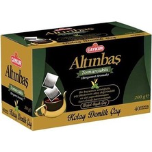 Çaykur Altınbaş 200 gr 40 Adet Bergamot Aromalı Demlik Poşet Çay Kolay Demleme Özelliği