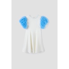 Lia Lea BG Store Kız Çocuk Beyaz Elbise