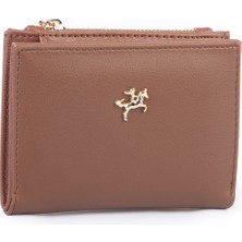 Nas Bag Kadın Ince Küçük Boy Kartlık Kağıt ve Bozuk Para Fonksiyonlu Taba Dona