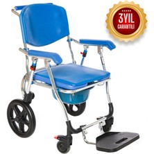 Römer R402 Mavi Tekerlekli Banyo Tuvalet Sandalyesi