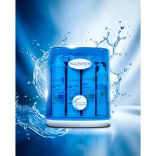 Aquawise Premium 3.2 Pompasız Su Arıtma Cihazı – ORP Filtreli, NSF Sertifikalı, 80 Gpd Membran, Metal Tank, Lüks Musluk