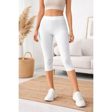 3'lü Paket Modal Kapri Tayt-Içe Giyilen Ince Lastikli-Rahat Kullanım