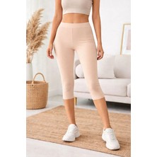 3'lü Paket Modal Kapri Tayt-Içe Giyilen Ince Lastikli-Rahat Kullanım