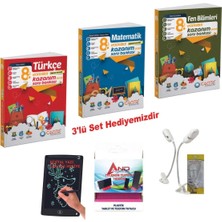 Çanta Yayınları 8 Sınıf 2024-2025 Müfredat Türkçe-Mat-Fen Etkinlikli Konu Anlatımı + Yeni Nesil Soru Full Set