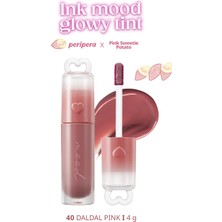 Peripera Kalıcı, Pigmentli, Parlak Bitişli Tint Perıpera Ink Mood Glowy Tint (40 Daldal Pink)