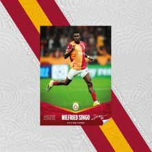 Galatasaray x Juventus - Wilfried Singo Imzalı Statik Poster