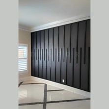 Diecor Boyanabilir Dekoratif Özel Hazır Kesim 4 Cm(Düz Çıta) Duvar Çıtası