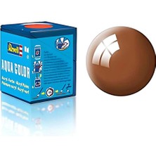 NW NessiWorld 80 -Aqua Color Mud Brown - Gloss Boya- 18 ml