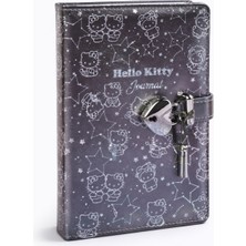 Medy Store Hello Kitty Özel Tasarım - Kutulu - Kilitli Çizgili Defter | A5 | 160 Yaprak | Anahtarlı Günlük