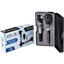 Allians Yüksek Kaliteli Fiber Optic Otoskop ve Oftalmoskop Seti, Güçlü Görüntüleme