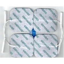 Allians Kompakt Tens Cihazı Pedi 5x5 Cm, 4'lü Set, Rahatlatıcı Kullanım