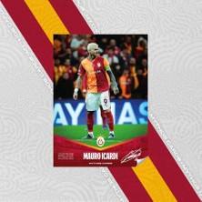 Mythos Cards Galatasaray x Juventus - Mauro Icardi Imzalı Statik Poster