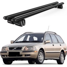 Today Auto Pençe Volvo V40 Sw (1995-2004) Uyumlu Siyah Ara Atkı Port Bagaj Tavan Barı