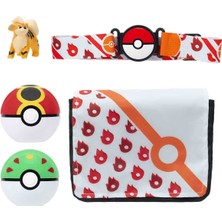 Jazwares Pokemon Clip ‘n’ Go Bandolier Set POK/PKW0028-A - Kırmızı Çanta