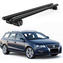 Today Auto Pençe Volkswagen Passat B6 Sw (2005-2010) Uyumlu Siyah Ara Atkı Port Bagaj Tavan Barı